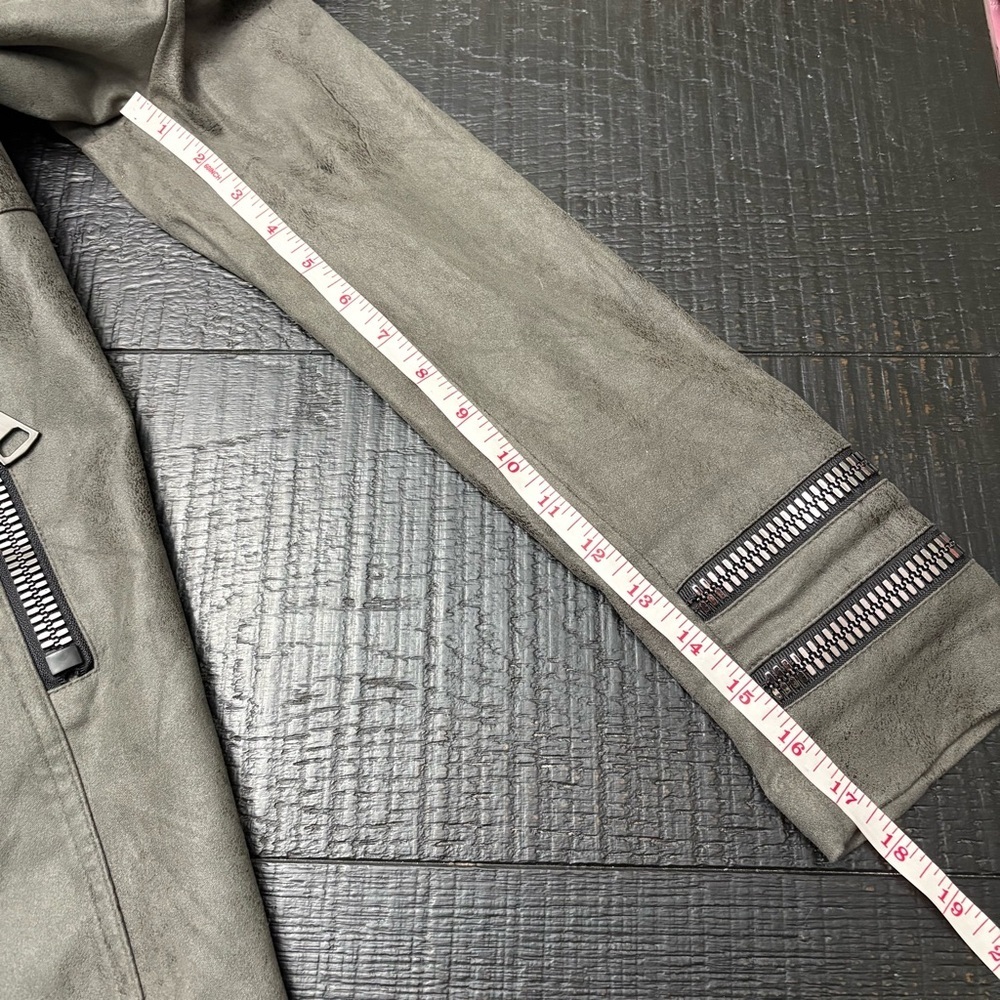 Joseph Ribkoff Charcoal Jacket with Zipper Accents - Picture 5 of 9